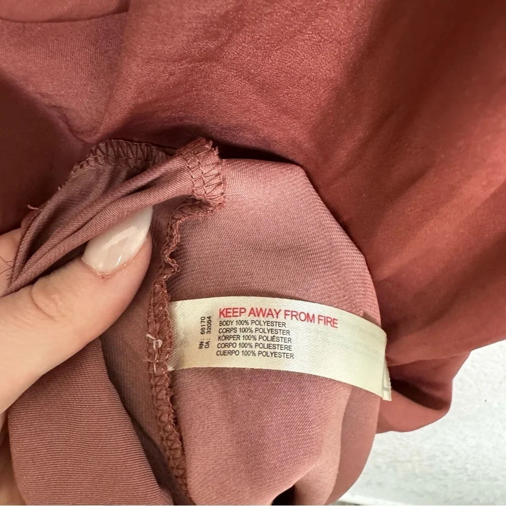 Free People Be My Mini Slip Dress in Wind Blush Size Large